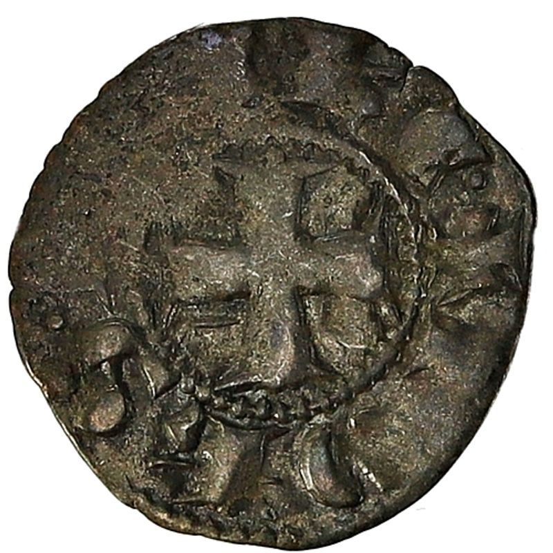 Achaia Johannes Denier 1322-1333 Korsfarer