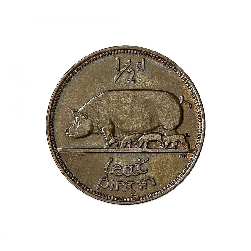 Irland Half Penny 1928 Proof