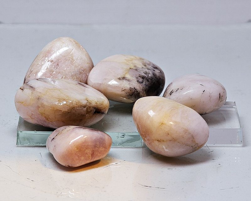 Spodumen (kunzitt), tromlet, 2-2,5 cm