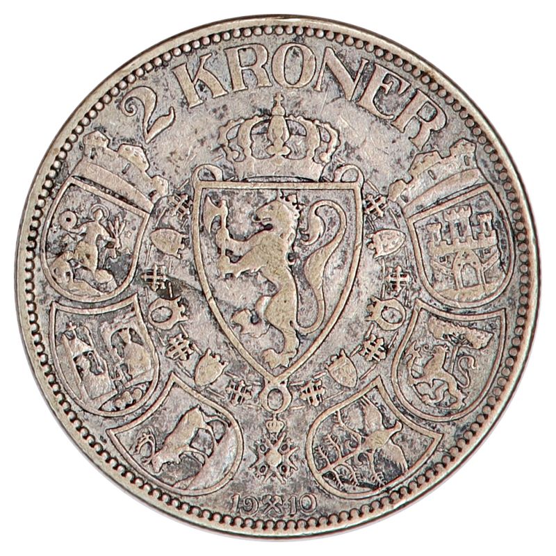2 kroner 1910, kv. 1