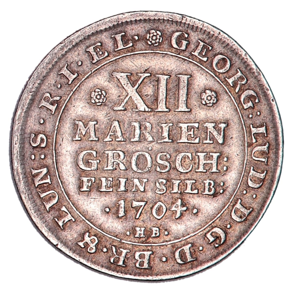 Braunschweig, 12 mariengroschen 1704