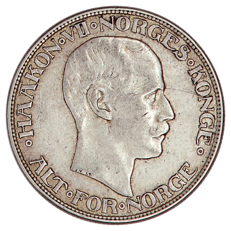 2 kroner 1915, kv. 1+