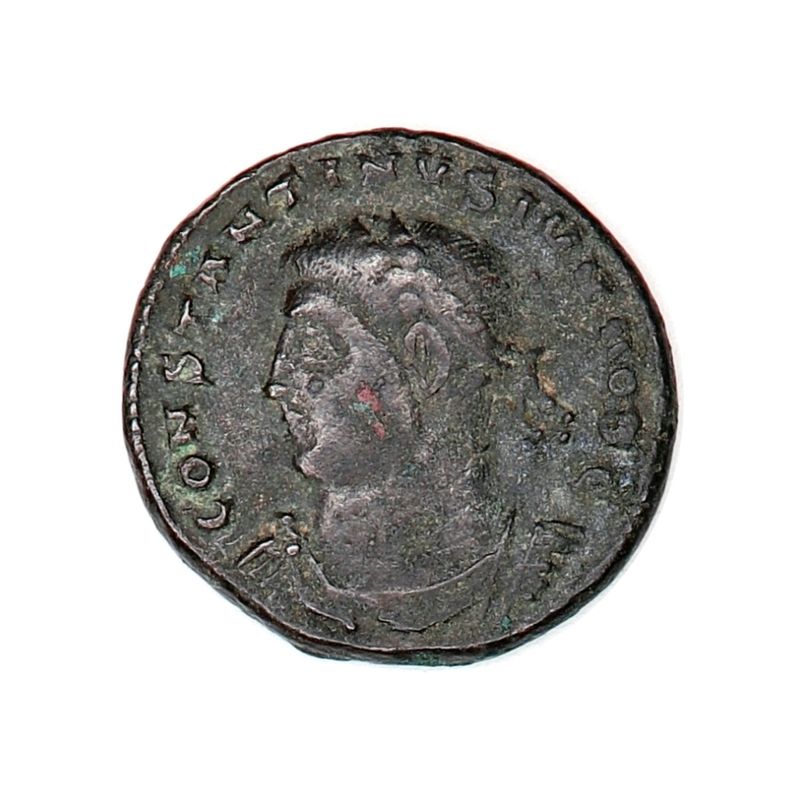 Constantin II, centenionalis, år 317-337, borgport