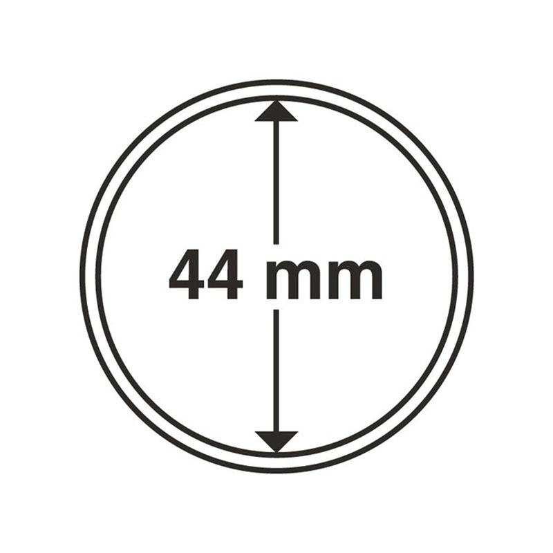 44 mm, myntkapsler, 10 stk