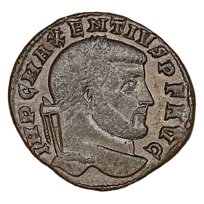 Hovedbilde Maxentius, follis, år 307-312