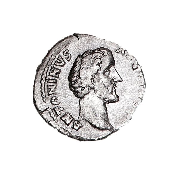 Hovedbilde Antoninus Pius, denar, 138-161