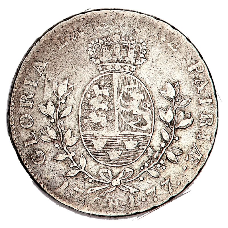Christian VII, 1 speciedaler 1777