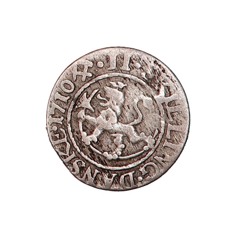 Frederik IV, 2 skilling 1710