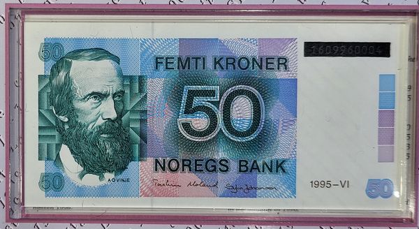 Hovedbilde 50 kroner 1996, sisteutgave