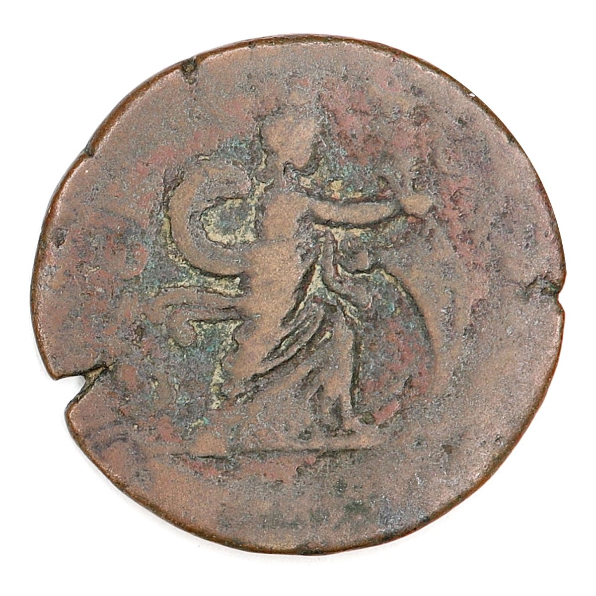 Antoninus Pius, Isis Pharia, halvdrakme, år 138-161 