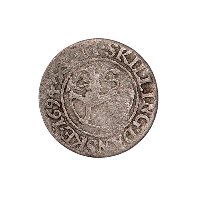 Hovedbilde Christian V, 2 skilling 1694