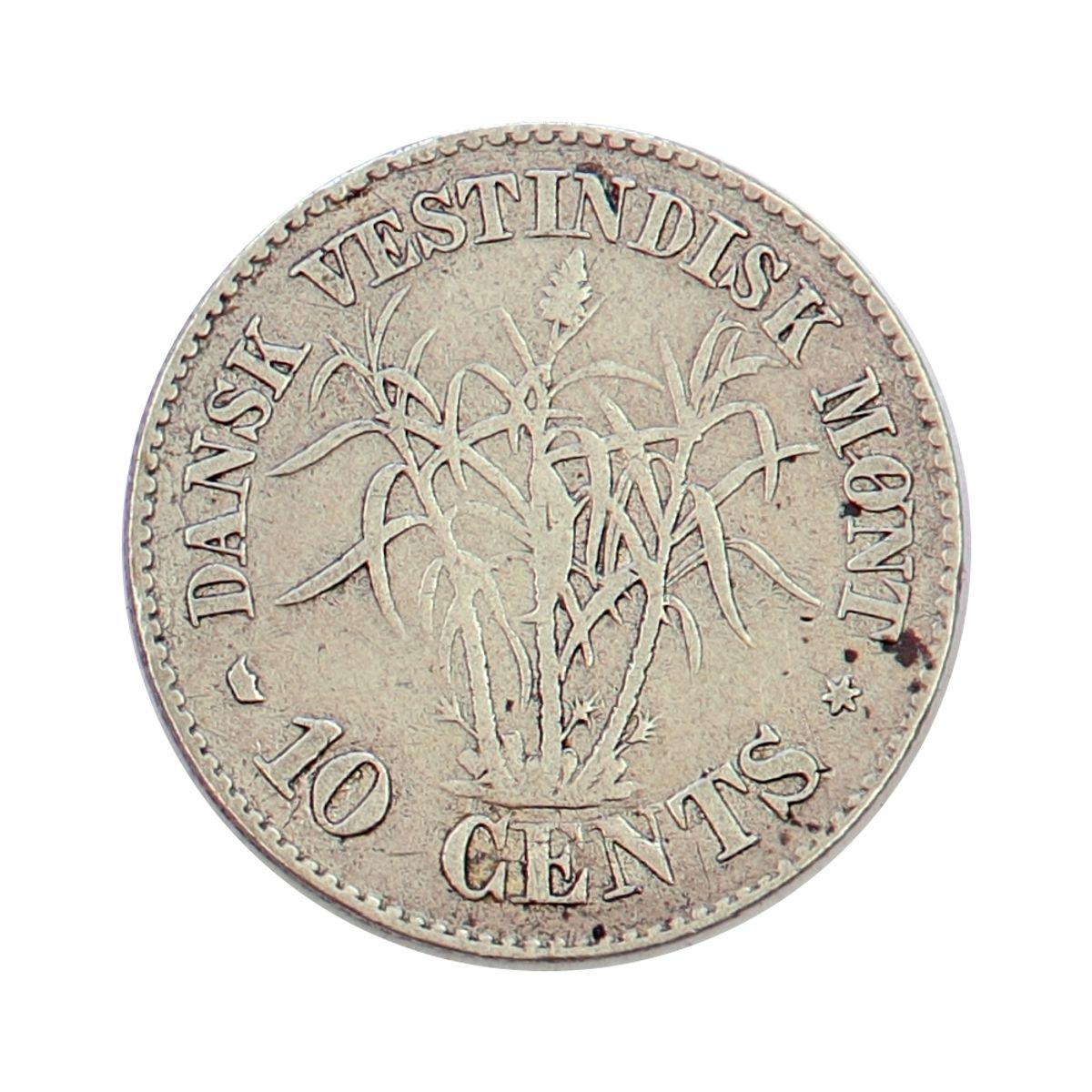 Dansk Vestindia, 10 cents 1859