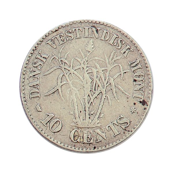 Hovedbilde Dansk Vestindia, 10 cents 1859