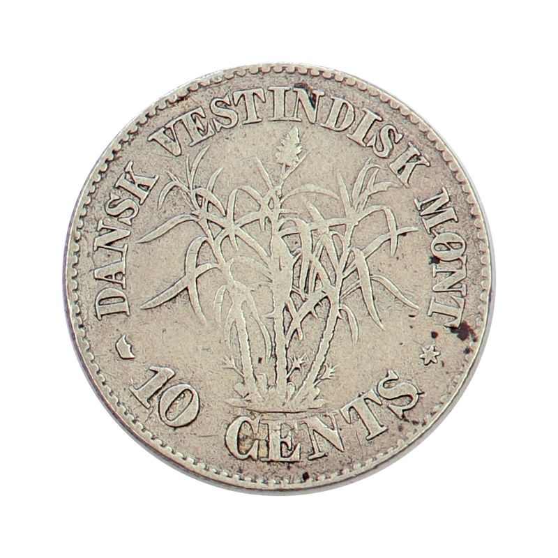 Dansk Vestindia, 10 cents 1859