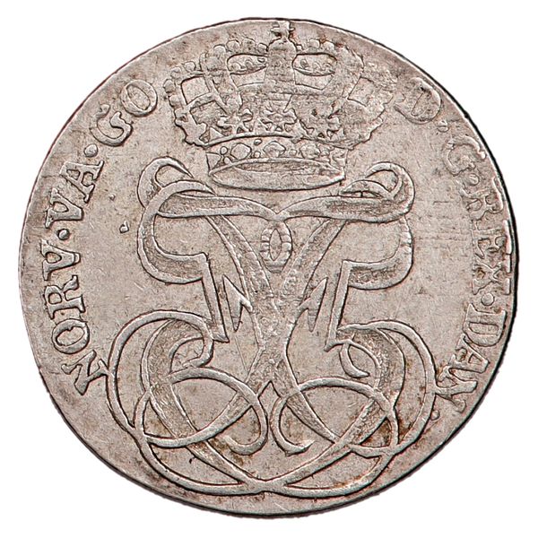 Hovedbilde Frederik V, 24 skilling 1759, kv. 1/1+