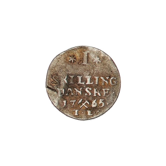 Hovedbilde Frederik V, 1 skilling 1765