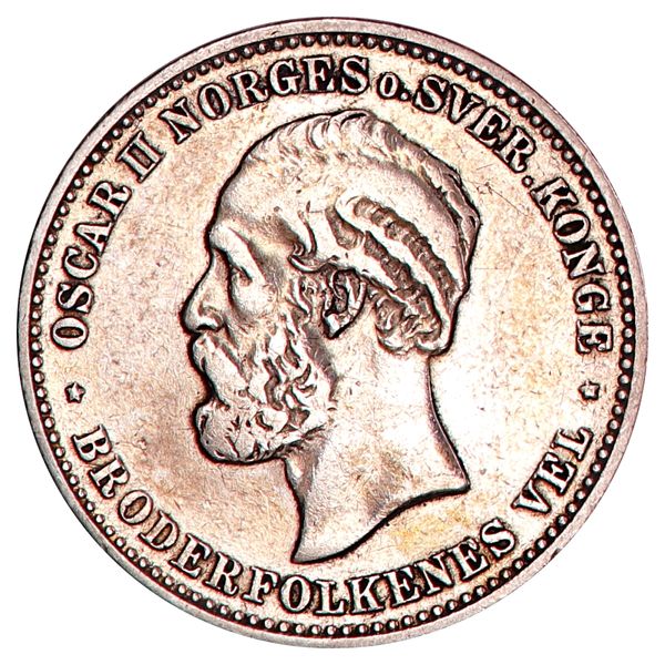 Hovedbilde 2 kroner 1893, kv. 1
