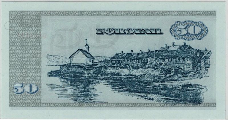 Færøyene, 50 krónur 1987