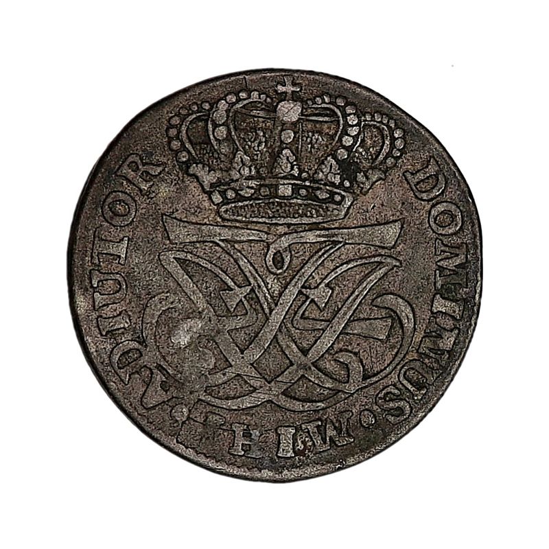 Frederik IV, 4 skilling 1728