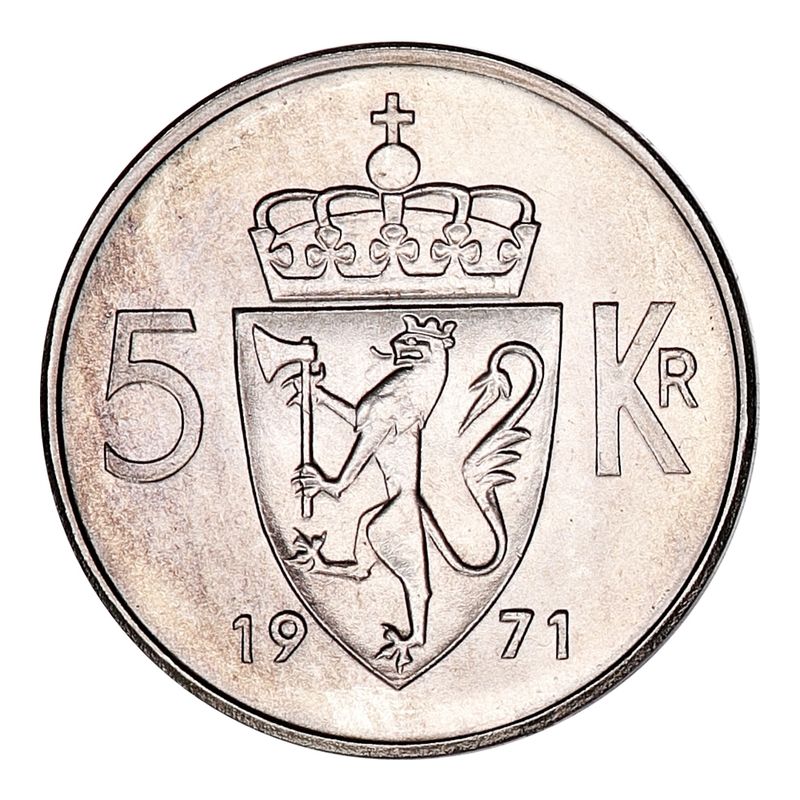 5 kroner 1971 Kv. 0