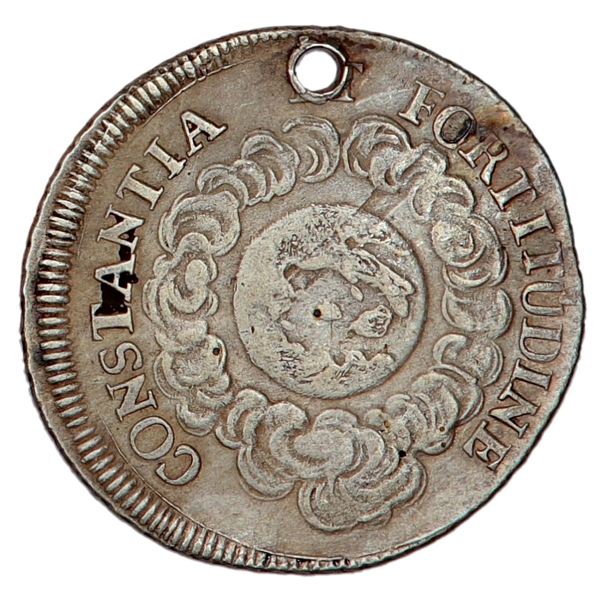 Frankfurt, kroningsdukat 1711, sølvavslag