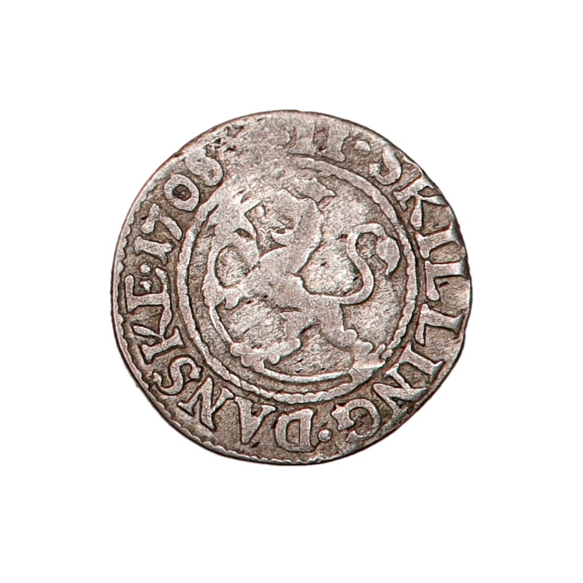 Frederik IV, 2 skilling 1708