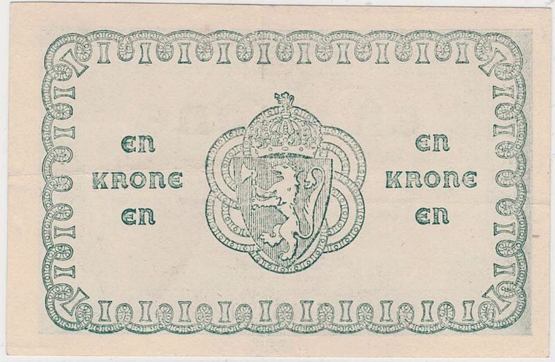 1 krone 1917, kv. 1+