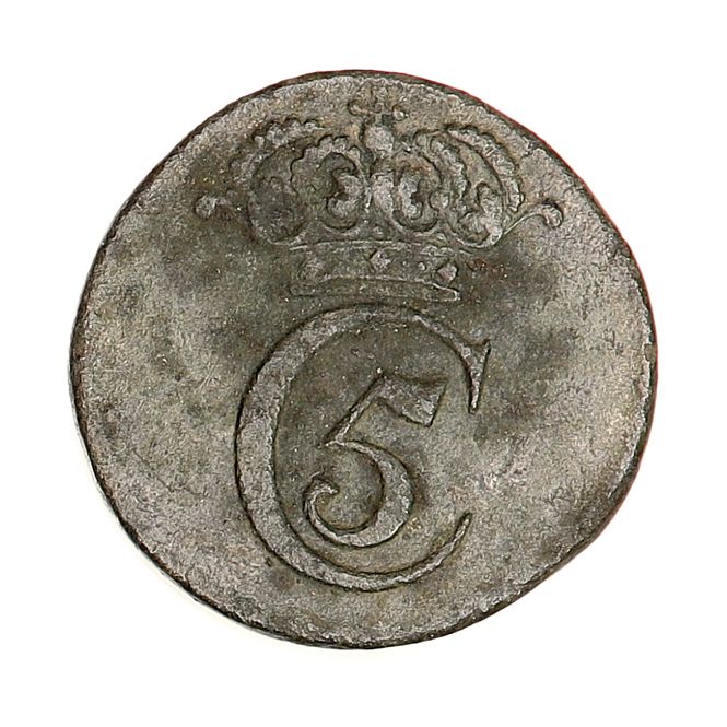 Hovedbilde Christian V, 4 skilling 1677, grenallie