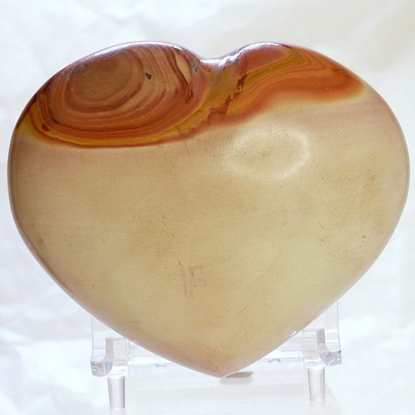 Hovedbilde Flerfarget jaspis, hjerte, fra Madagaskar