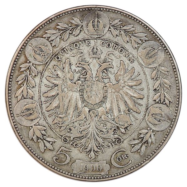 Hovedbilde Østerrike, 5 corona 1900