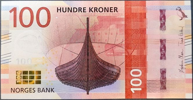 Hovedbilde 100 kroner 2016, usirkulert