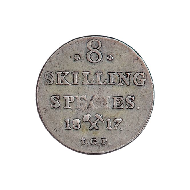 Hovedbilde Carl XIII, 8 skilling 1817