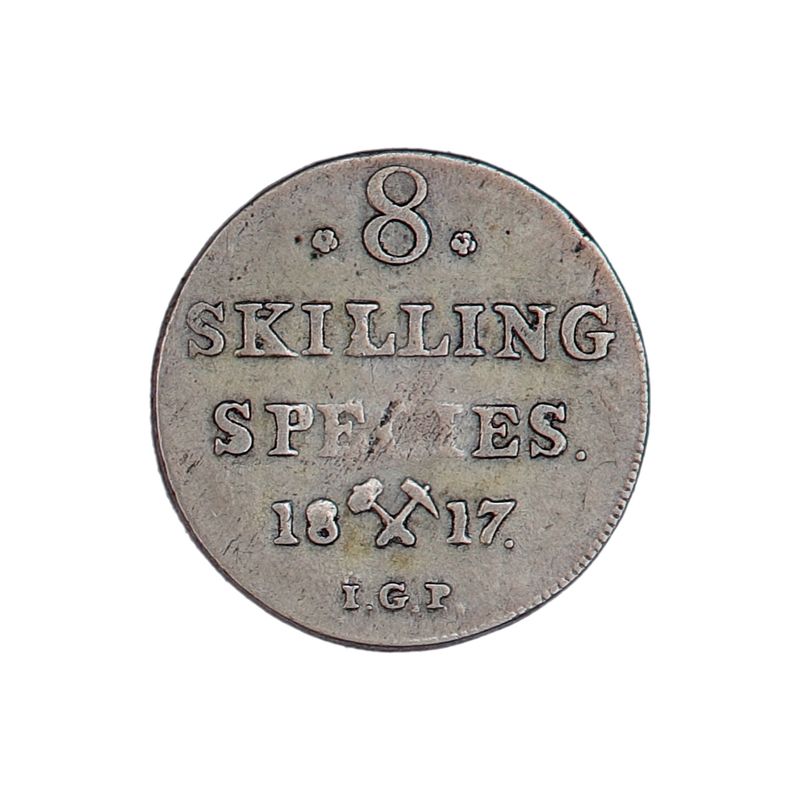 Carl XIII, 8 skilling 1817