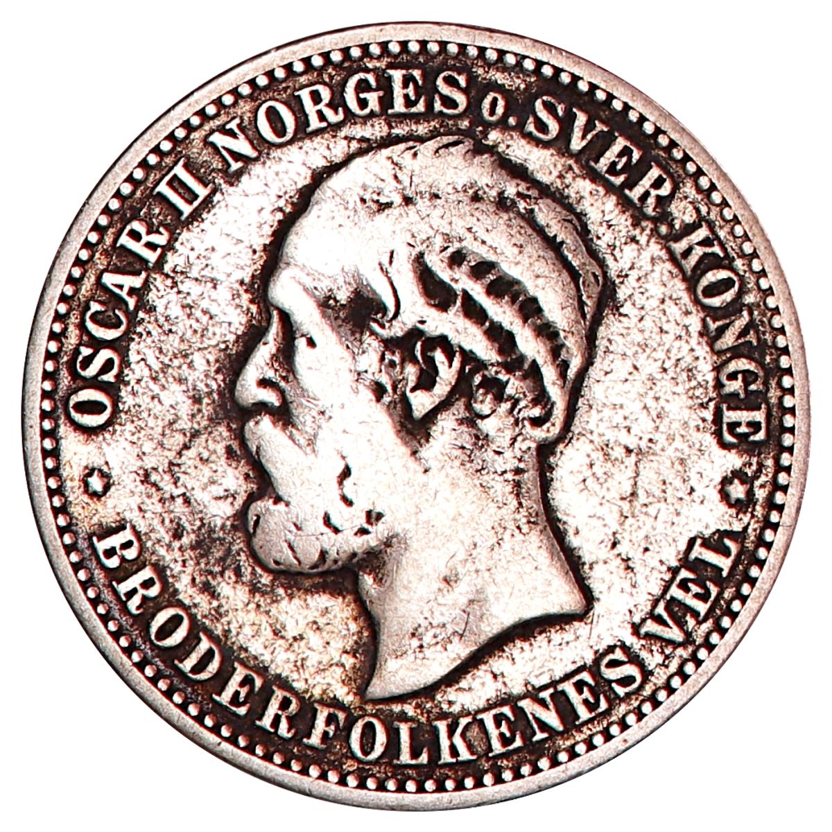 2 kroner 1878 Kv. 1/1-