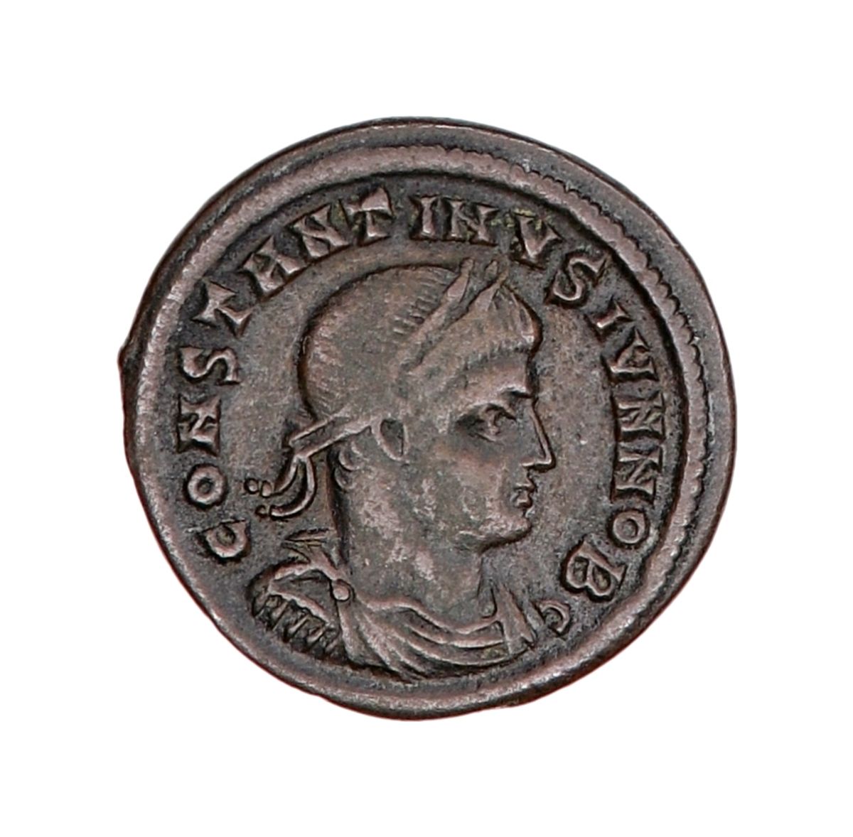 Constantius II, centenionalis, år 324-337, borgport