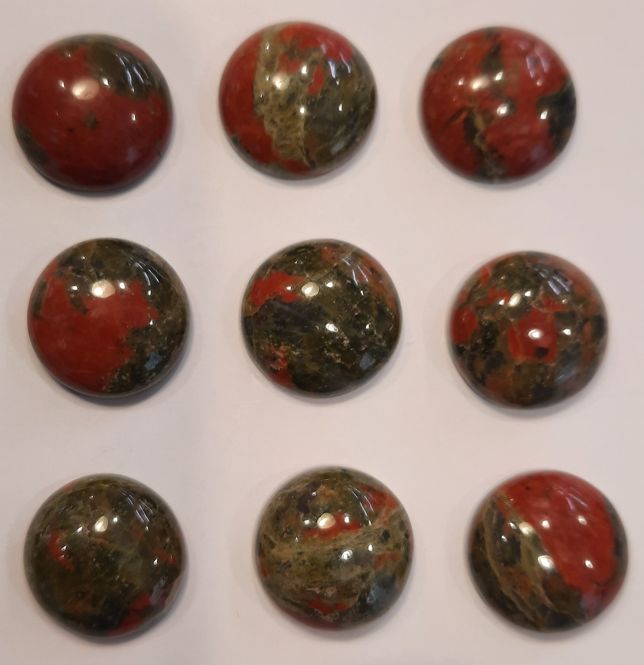 Hovedbilde Cabochon, unakitt, 14 mm