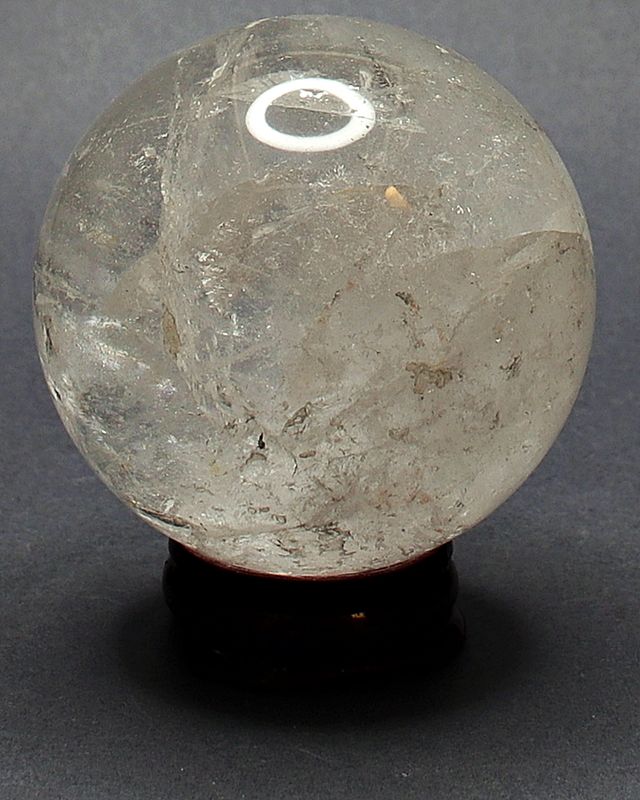 Kvartskule/krystallkule (6,2 cm)