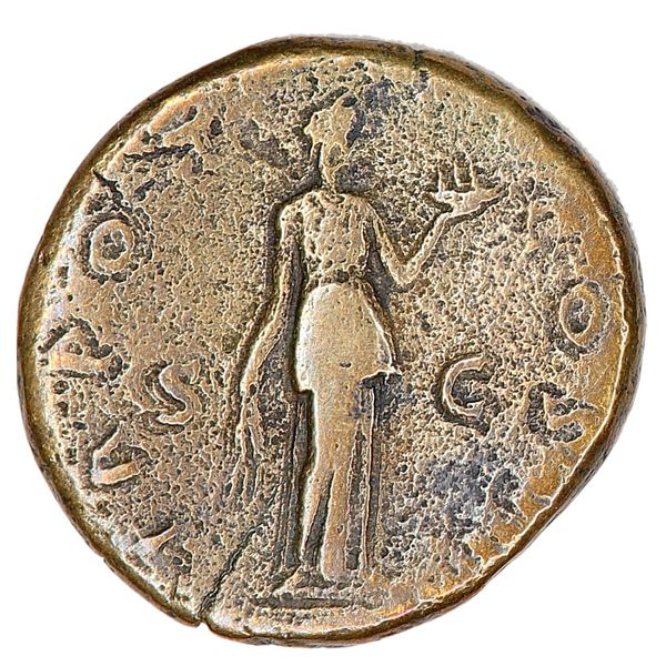 Hovedbilde Antoninus Pius, sesterts, 138-161