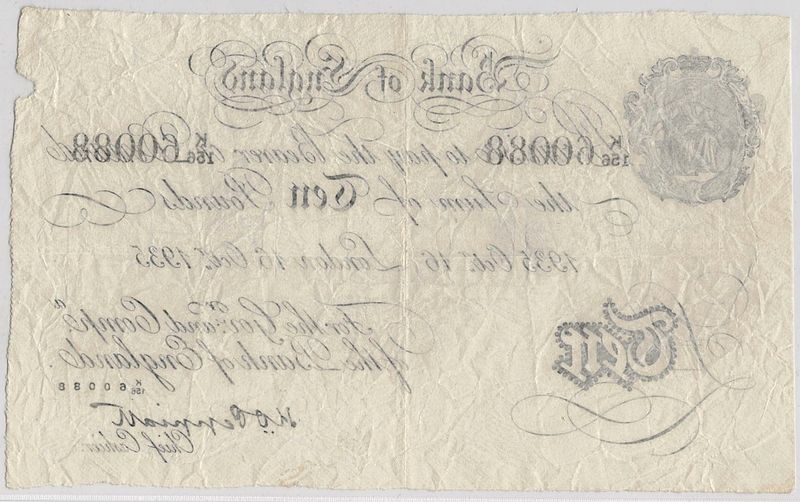 WW2-forfalskning, 10 pounds 