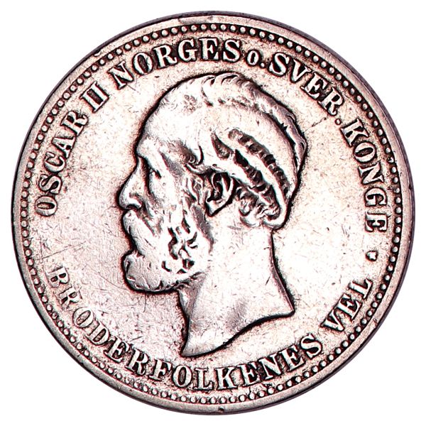 Hovedbilde 2 kroner 1894, kv. 1