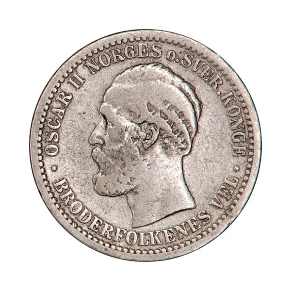 Hovedbilde 50 øre 1893, kv. 1/1-