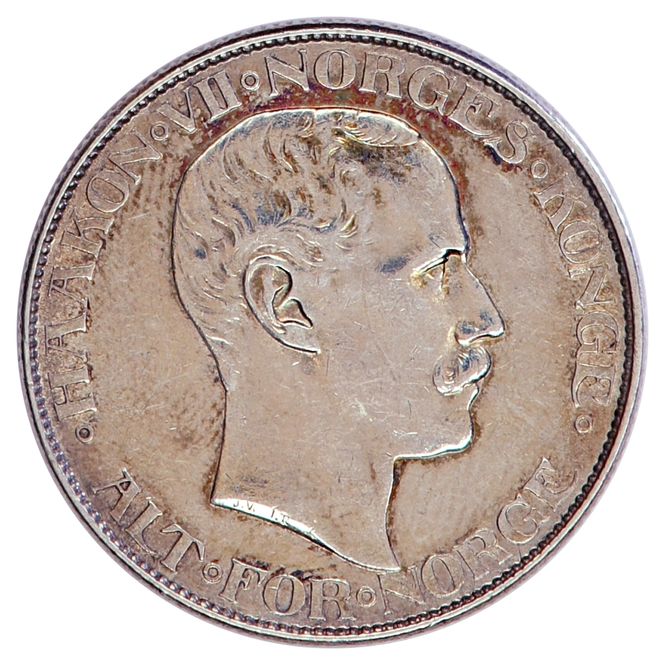 Hovedbilde 2 kroner 1908, kv. 1+/01