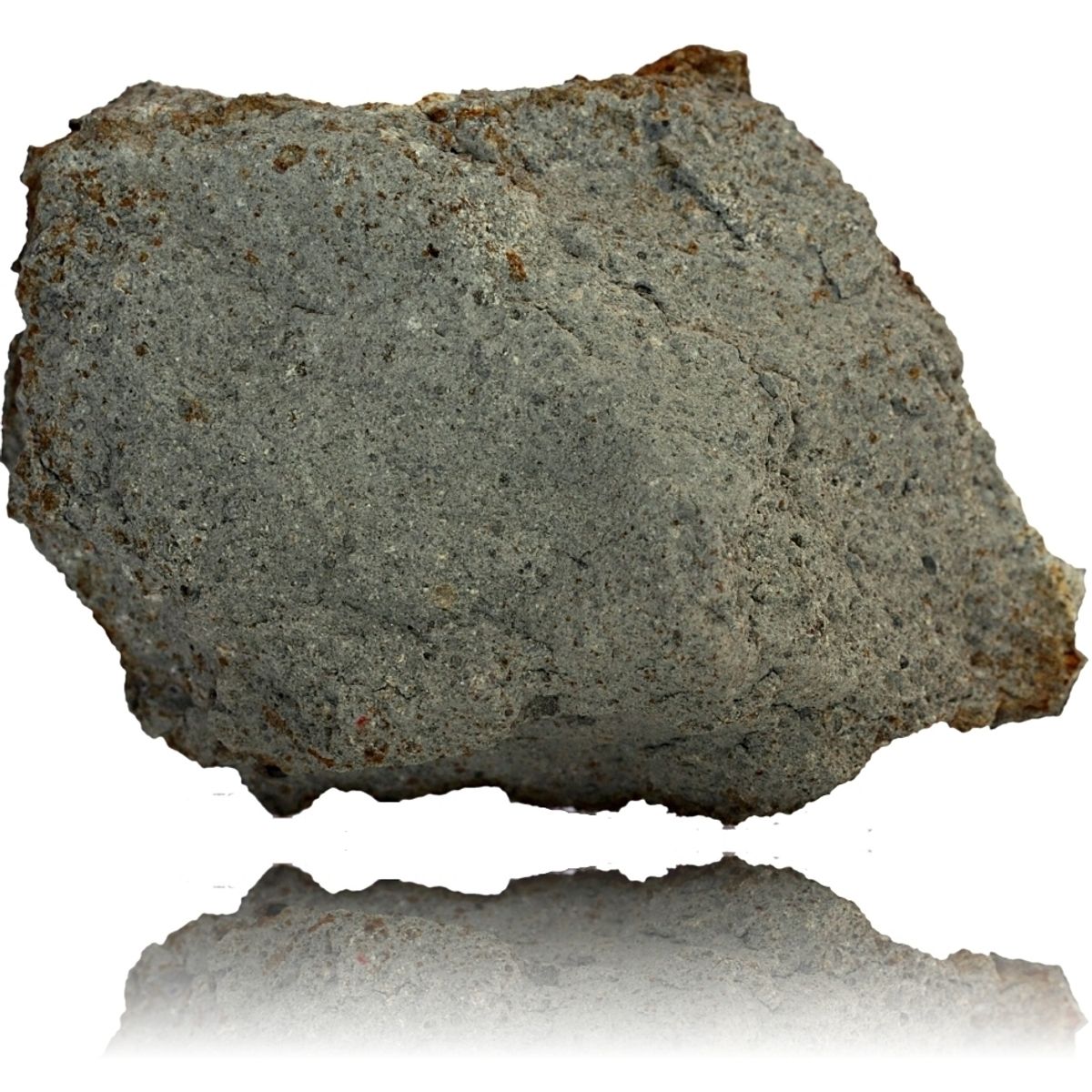Oslo-meteoritten med smelteskorpe, 216,8 gram