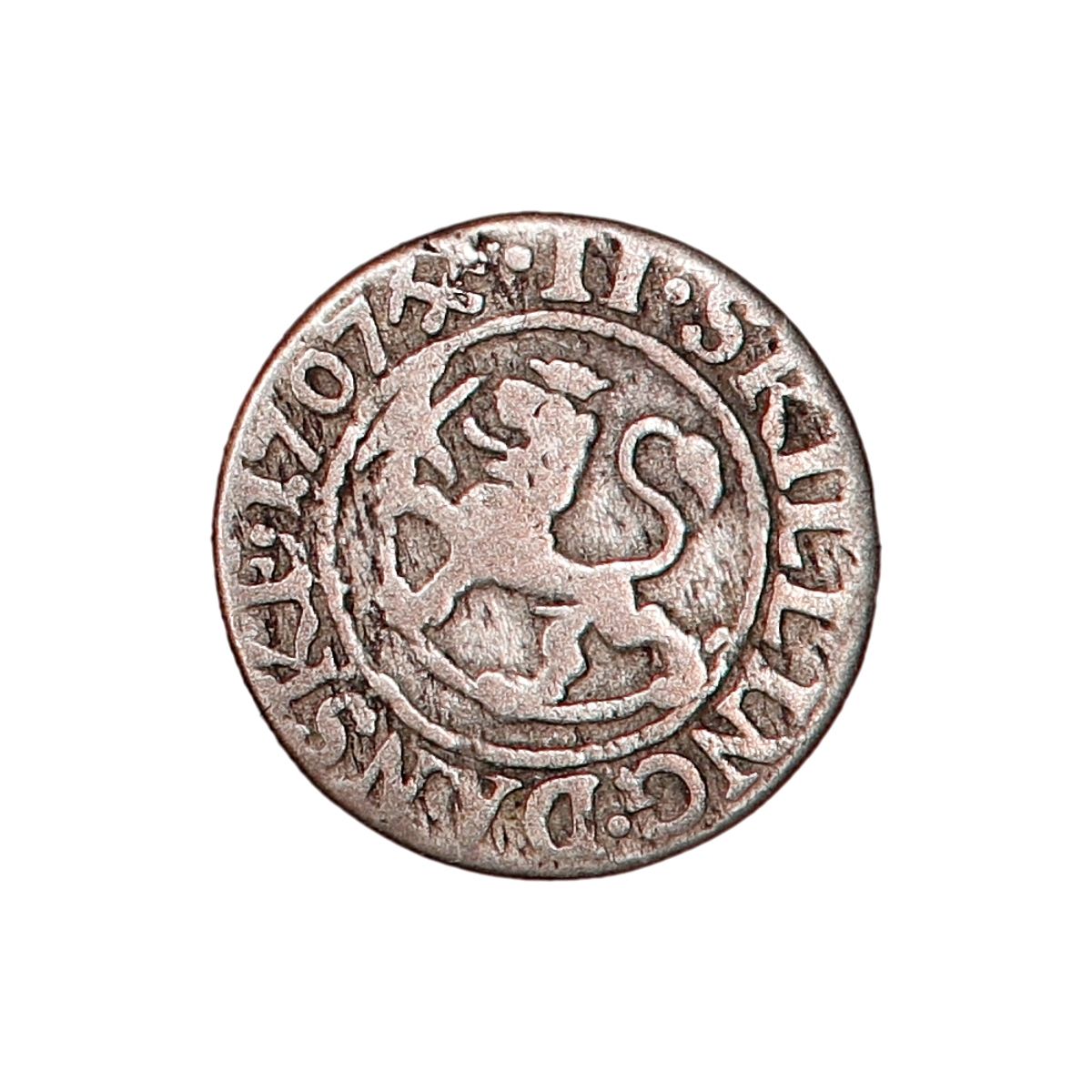 Frederik IV, 2 skilling 1707