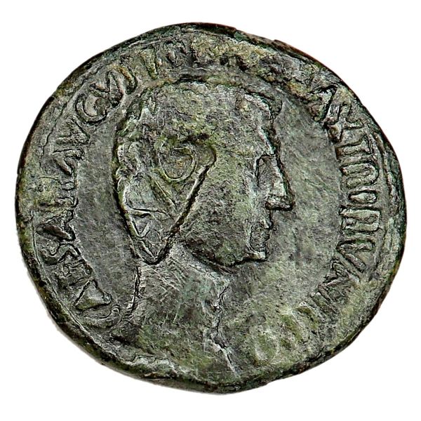 Hovedbilde Augustus, as, år  27 f.Kr.-14 e.Kr.