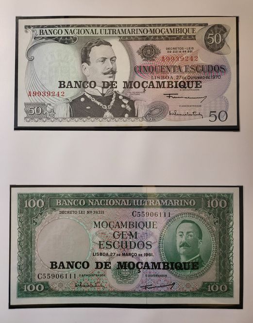 Hovedbilde Mosambik, 50-1000 escudos 1975