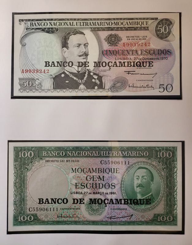 Mosambik, 50-1000 escudos 1975