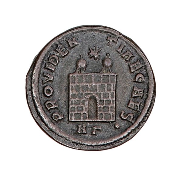 Hovedbilde Constantius II, centenionalis, år 324-337, borgport