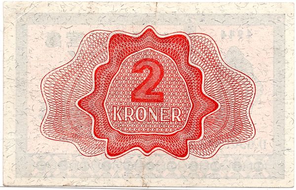 Hovedbilde 2 kroner 1944 D, kv. god 1