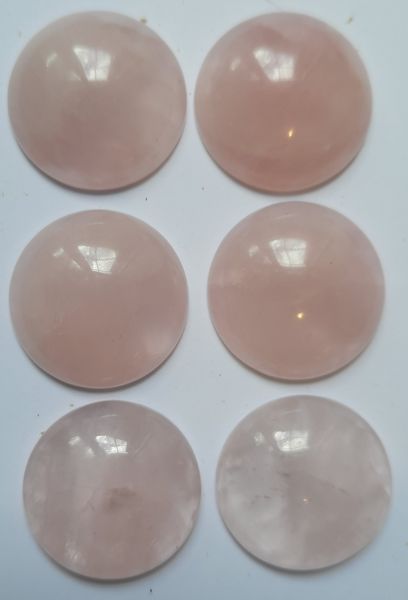 Hovedbilde Cabochon, rosenkvarts, 19 mm